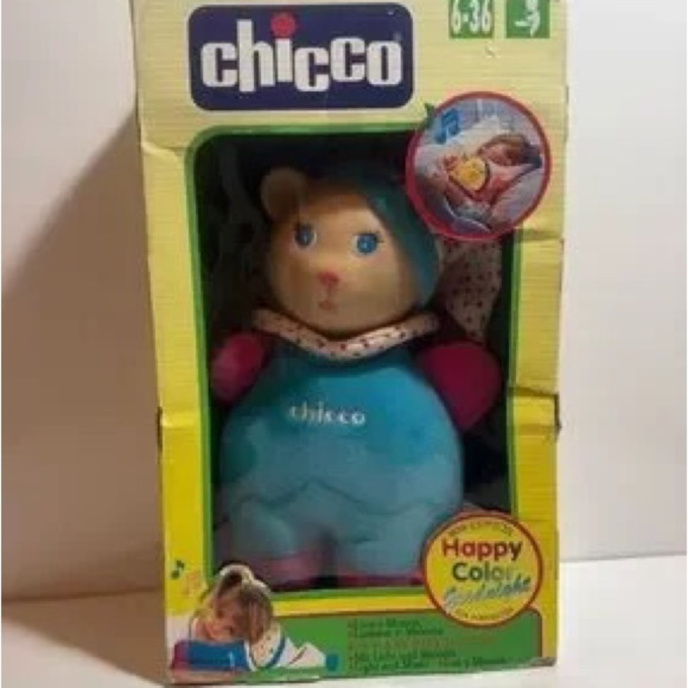 chic Blue Happy Colors Baby Toy